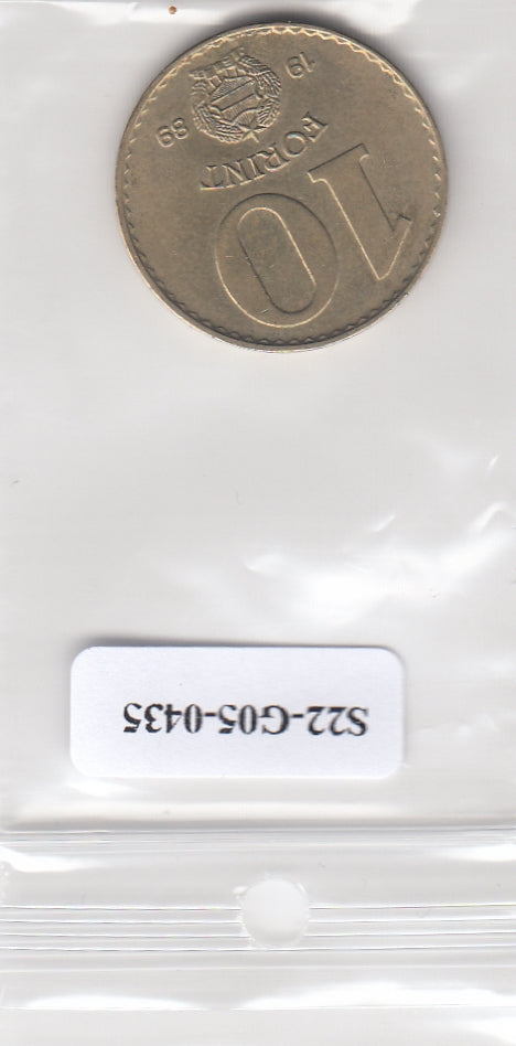 S22-G05-0435 Hongarije 10 forint VF+ 1989 KM636