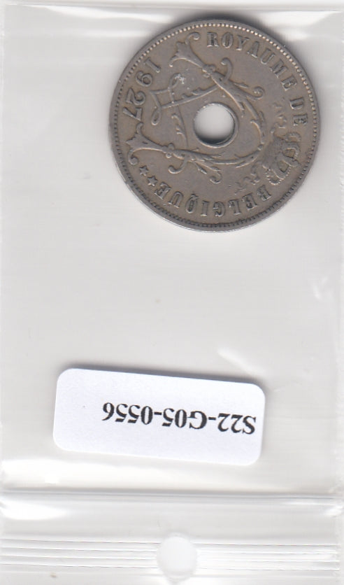 S22-G05-0556 België 25 centimes VF 1927 KM68.1 Waals