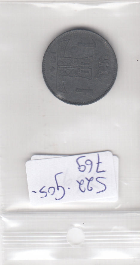 S22-G05-0769 Belgie 1 franc VF 1944 KM128   Vlaams