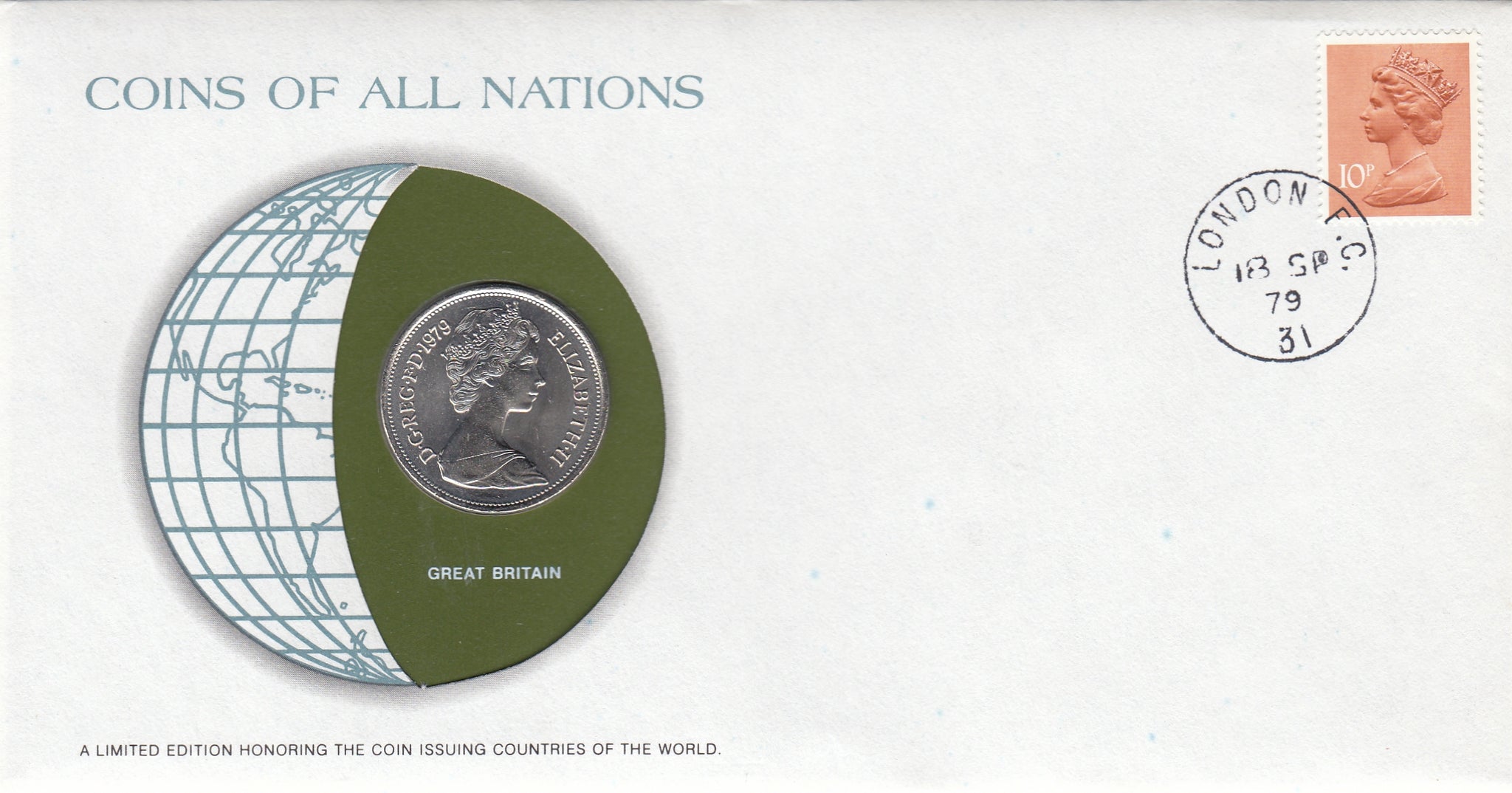 S22-G06-0018 Coins Of All Nations 10 pence  1979 KM912  Great Britain