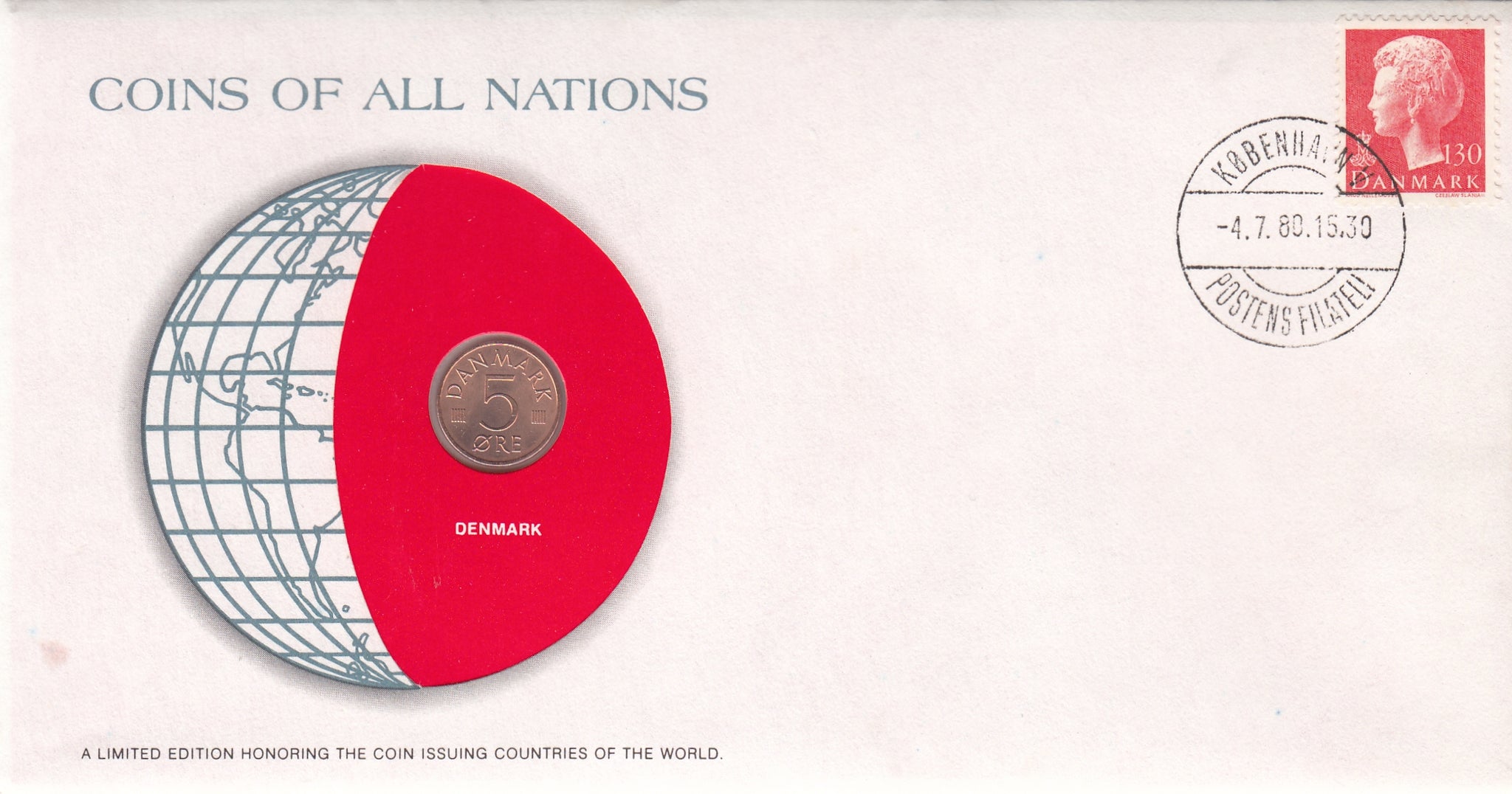 S22-G06-0040 Coins Of All Nations 5 Ore  1979 KM859  Denmark