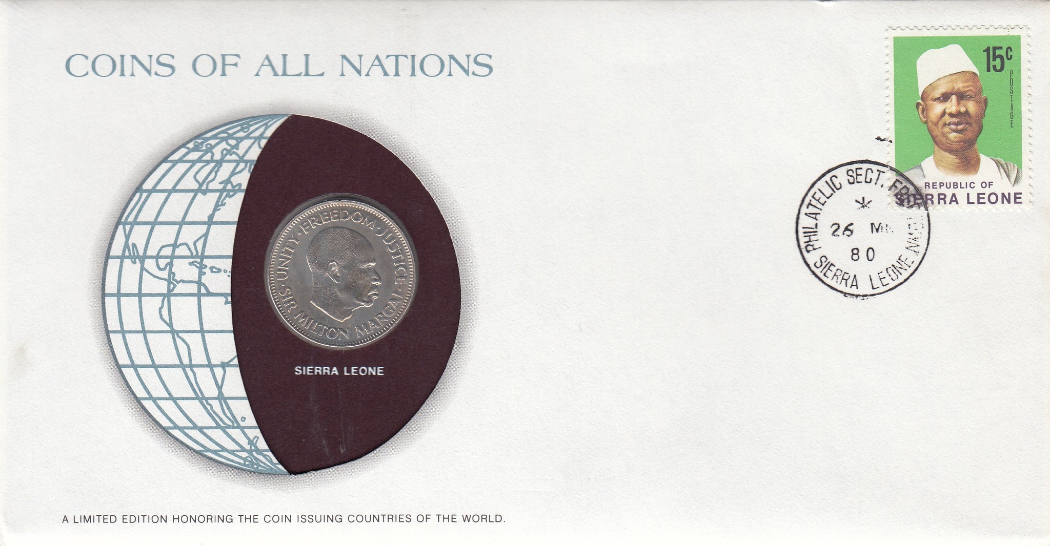 S22-G06-0042 Coins Of All Nations 20 Cent  1964 KM20  Sierra Leone