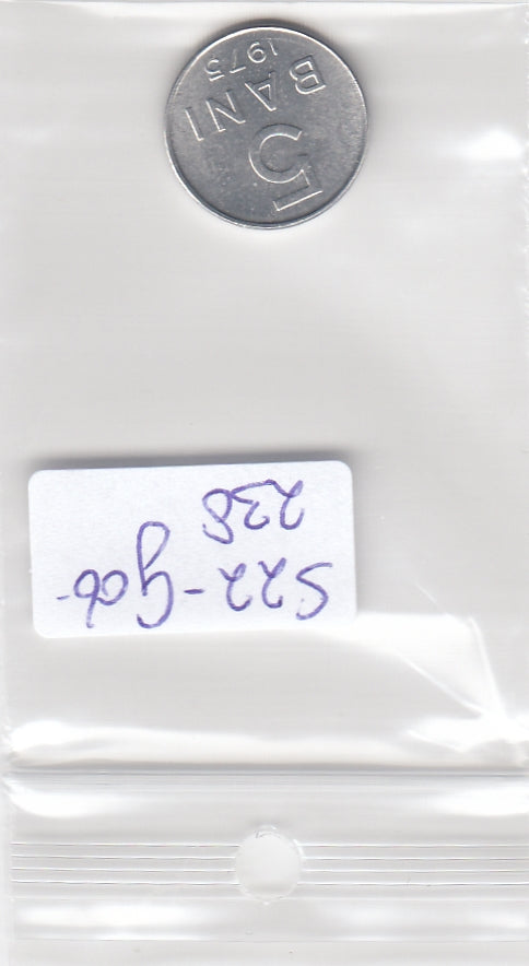 S22-G06-0238 Roemenie 5 bani MS63 1975 KM92a