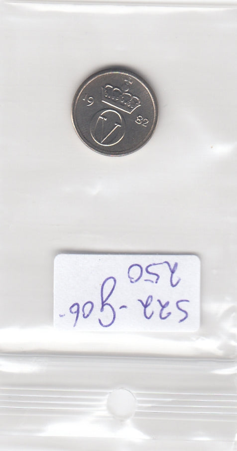 S22-G06-0250 Noorwegen 10 ore MS63 1982 KM416