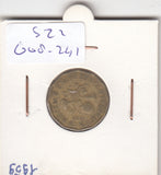 S22-G08-0241 Nigeria 3 pence VF 1959 KM3