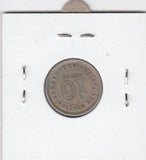 S22-G08-0256 Malaya and British Borneo 10 cent XF 1953 KM2