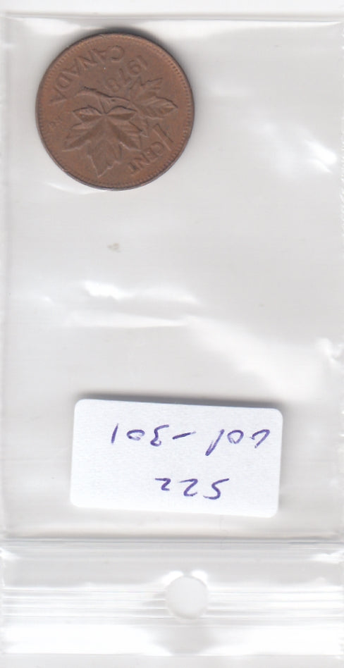 S22-G08-0301 Canada 1 cent VF 1978 KM59