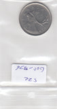 S22-G08-0336 Canada 25 cent VF 1969 KM62b