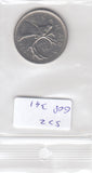 S22-G08-0341 Canada 25 cent VF 1974 KM62b