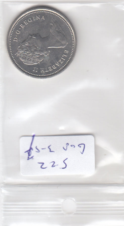 S22-G08-0357 Canada 25 cent XF 1980 KM74