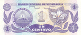 S22-G09-0116 Nicaragua 1 centavo 1991    P167
