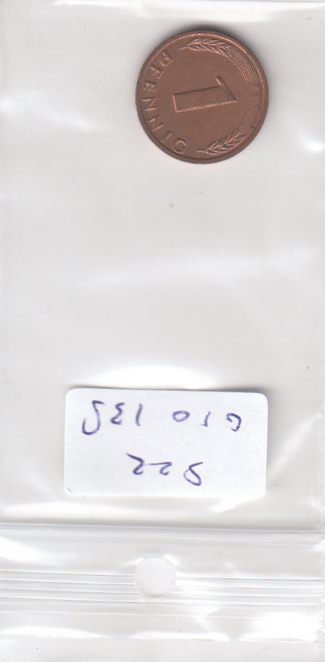 S22-GRO-0138 Duitsland 1 pfennig 1989 F   KM105
