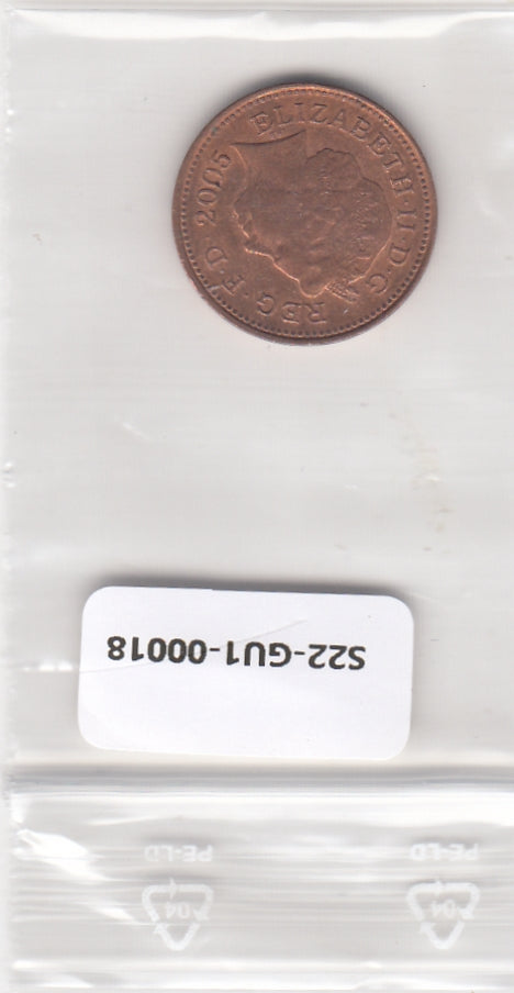 S22-GU1-0018-M01 United Kingdom 1 pence XF 2005 KM986  steel