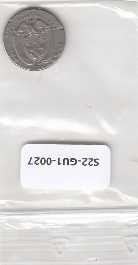 S22-GU1-0027-M02 Panama 1/10 Balboa VF 1970 KM10