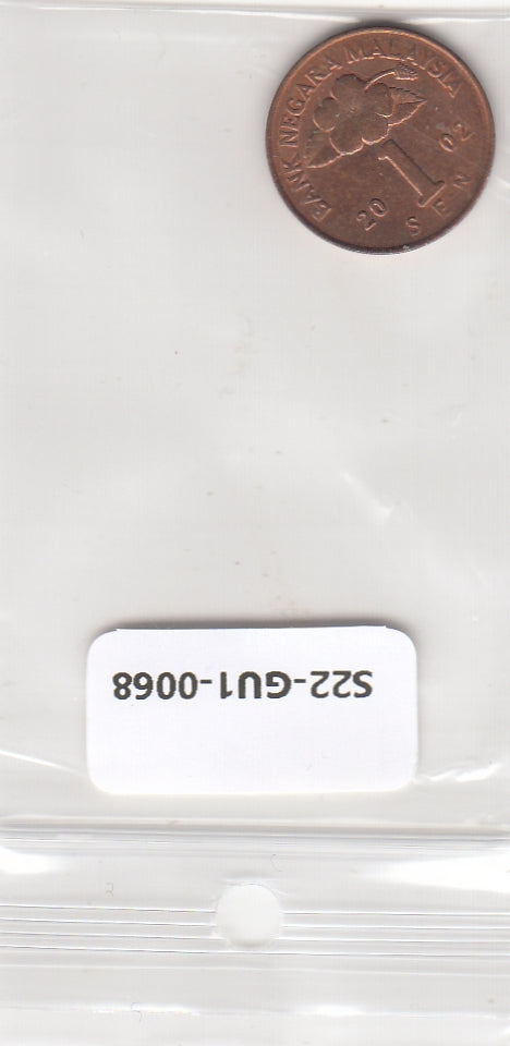 S22-GU1-0068 Malaisie 1 sen XF 2002 KM49