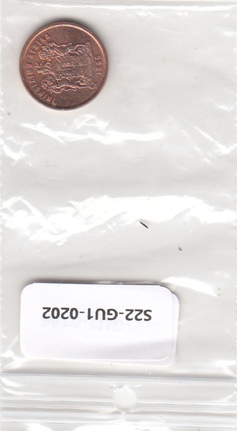 S22-GU1-0202 Zuid Afrika 1 cent UNC 1996 KM133