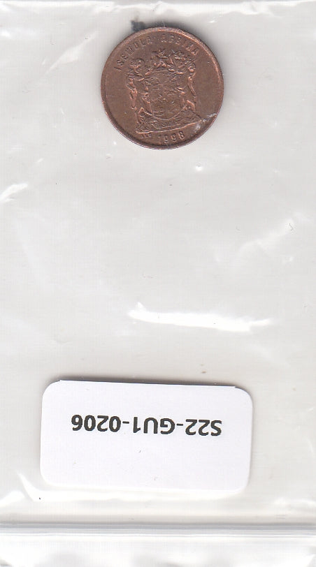 S22-GU1-0206 Zuid Afrika 1 cent UNC 1998 KM159
