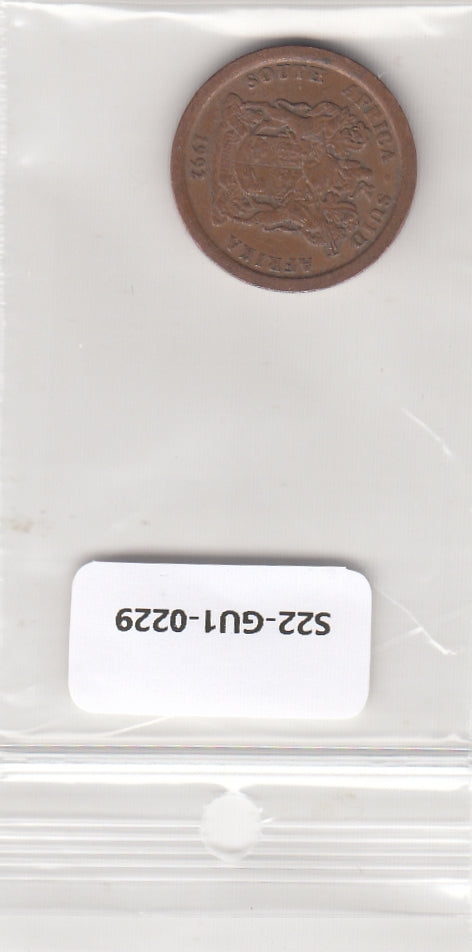 S22-GU1-0229 Zuid Afrika 5 cent XF 1992 KM135