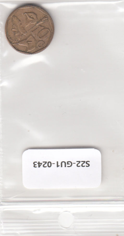 S22-GU1-0243 Zuid Afrika 10 cent VF 1990 KM134