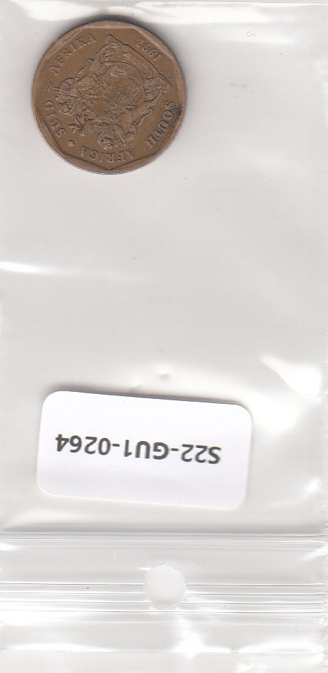 S22-GU1-0264 Zuid Afrika 20 cent VF 1992 KM133