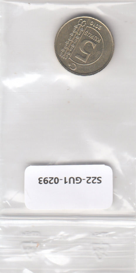 S22-GU1-0293-M01 Turkije 5 Kurus XF 2010 KM1240