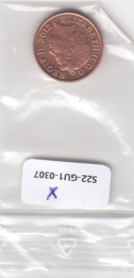S22-GU1-0307X-M01 Great Britain 1 Penny UNC 2012 KM1107