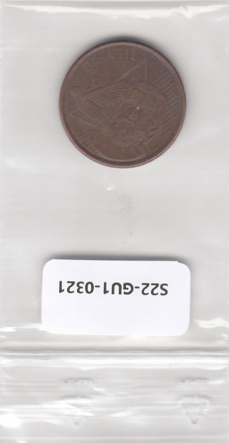 S22-GU1-0321-M02 Brazil 5 Centavos VF 2009 KM648