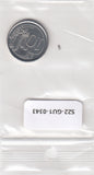 S22-GU1-0343 Singapore 20 Cents UNC 2013 347