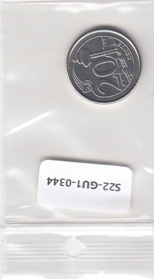 S22-GU1-0344 Singapore 5 Cents UNC 2013 345
