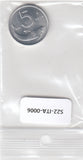 S22-ITA-0006-M38 Italië 5 lire UNC 1980 KM92