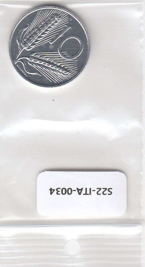 S22-ITA-0034-M90 Italy 10 lire FDC 1990 KM93