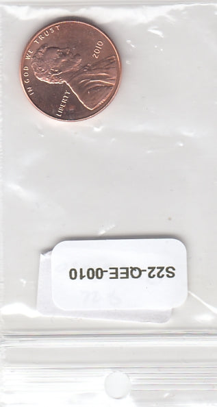 S22-QEE-0010-M47 United States 1 Cent UNC 2010 KM468