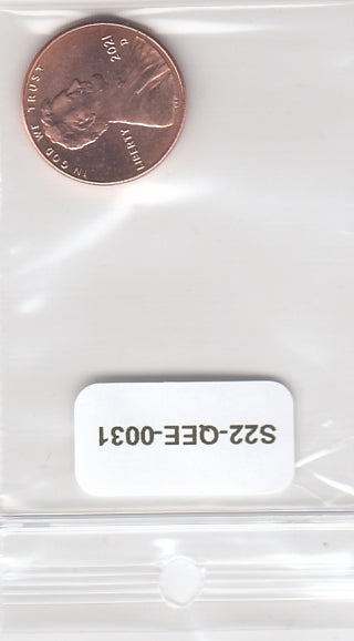 S22-QEE-0031-M42 United States 1 Cent UNC 2021 KM468 D