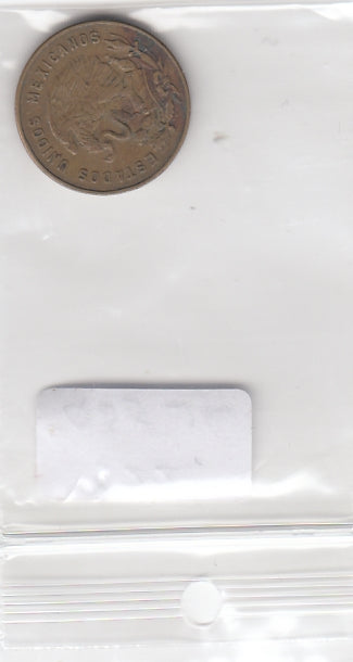 S22-QEE-0160 Mexico 5 Centavos FI 1959 KM426