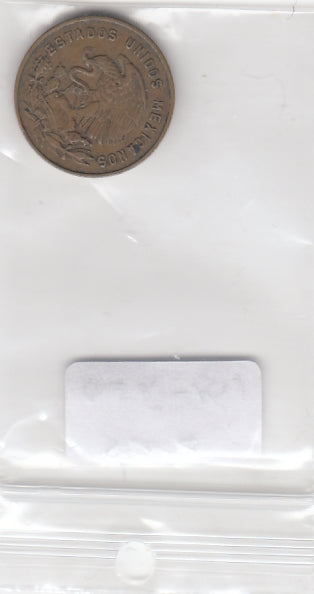 S22-QEE-0161 Mexico 5 Centavos VF 1960 KM426
