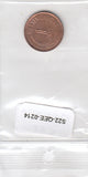 S22-QEE-0214 Singapore 1 Cent FI 1984 KM1a MAGN