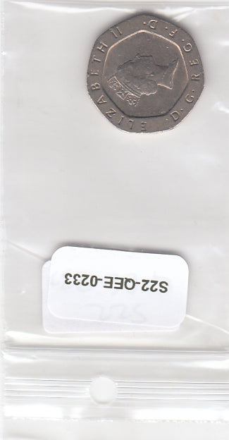 S22-QEE-0233 United Kingdom 20 Pence VF 1987 KM939