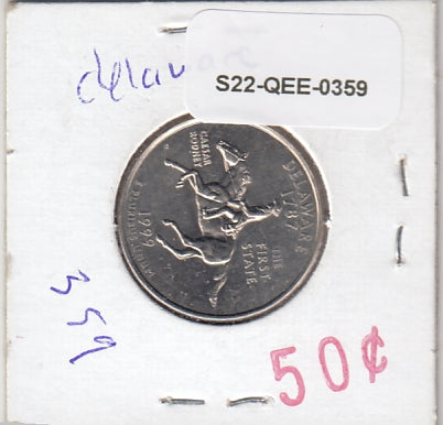 S22-QEE-0359 United States Quarter UNC 1999 KM293 D Delaware