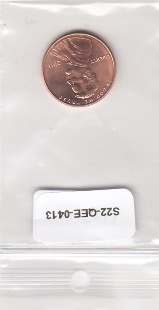 S22-QEE-0413 Verenigde Staten 1 Cent UNC 2011 KM468