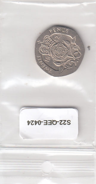 S22-QEE-0424 United Kingdom 20 Pence VF 1982 KM931
