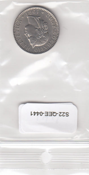 S22-QEE-0441 Switzerland 20 Rappen VF/XF 1961 KM29a