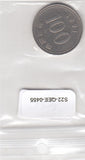 S22-QEE-0455 Korean South 100 Won VF 1991 KM35