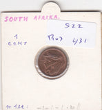 S22-R03-0431 Zuid-Africa 1 cent VF 1994 KM132