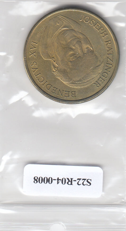 S22-R04-0008 Token-German Heritage J Ratzinger Benedictus UNC