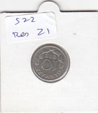 S22-RES-0021 Danmark 10 ore VF 1963 KM849