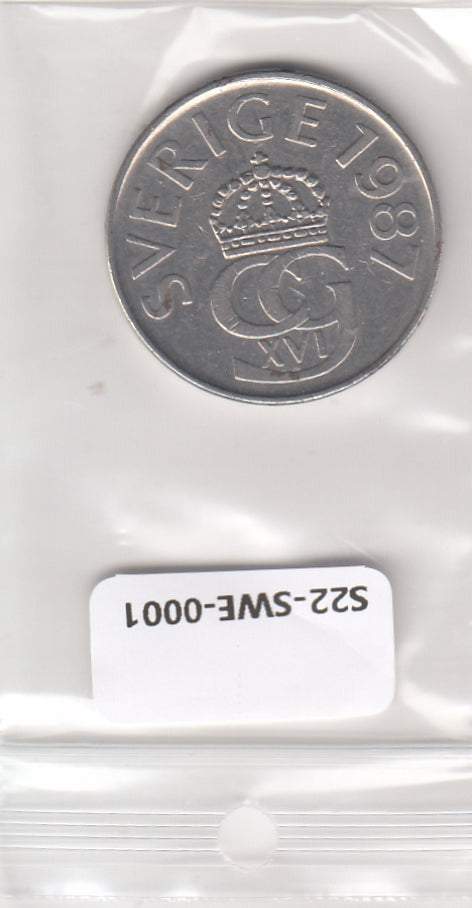 S22-SWE-0001 Sweden 5 Kronor VF 1987 KM853