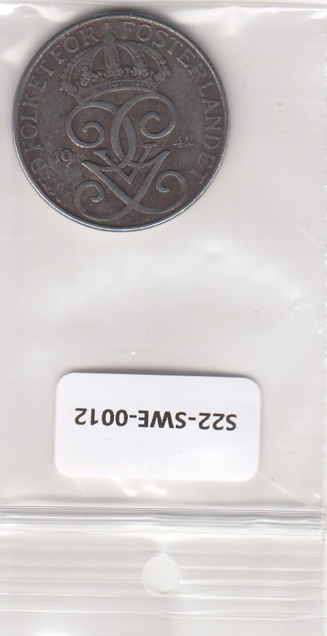 S22-SWE-0012 Zweden 5 Öre ZG 1942 KM812