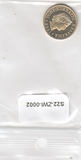 S22-ZWI-0002-M07 Switzerland 5 Rappen XF/UNC 2021 KM26C