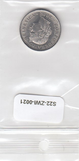 S22-ZWI-0021-M14 Switzerland 20 Rappen XF 2012 KM29a