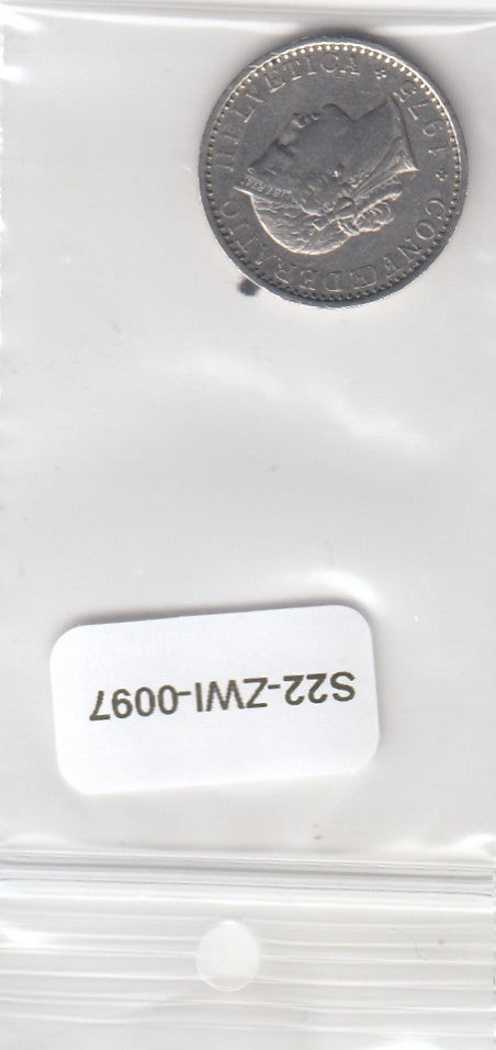 S22-ZWI-0097-M01 Switzerland 20 Rappen XF 1975 KM29a
